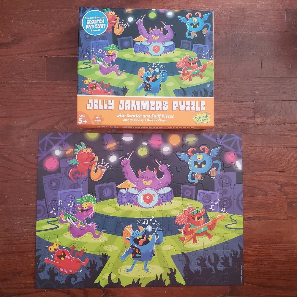 "Rock Monsters" Jelly Jammers Scratch & Sniff Puzzle